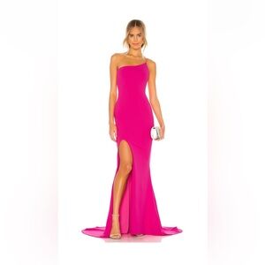Nookie one shoulder gown
